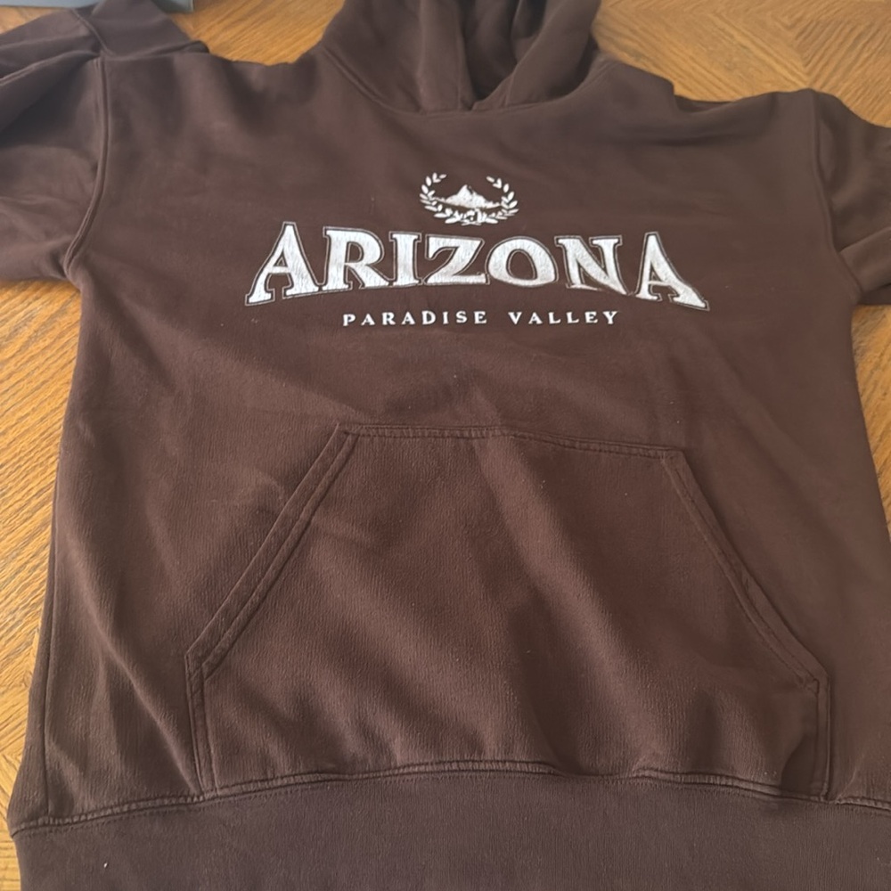 Arizona Jean Company Men's Brown Hoodie - Picture 3 of 6